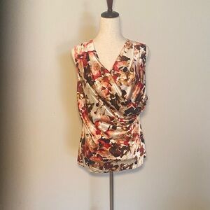 Never worn St John Sleeveless blouse